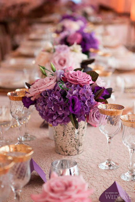 casamento com ultravioleta na decoração