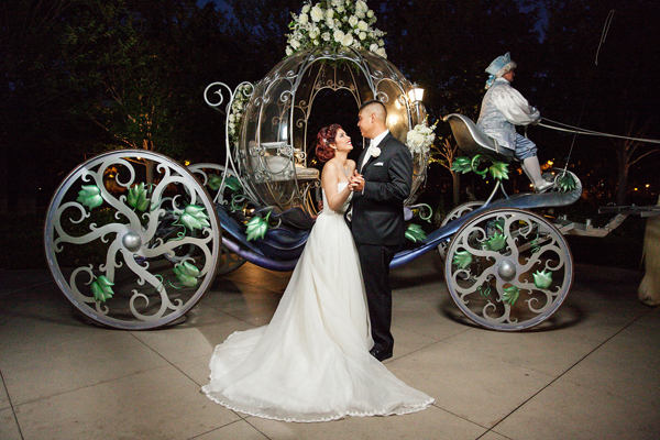 carruagem casamento disney