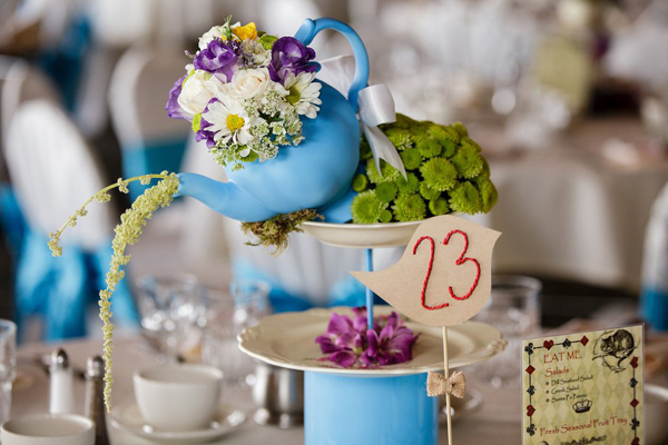 arranjo de flores casamento disney