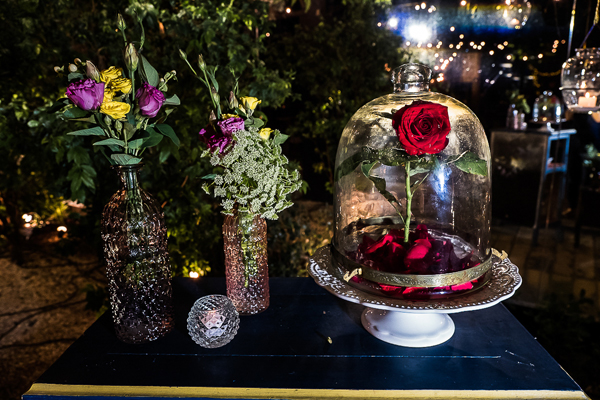 casamento disney com flores