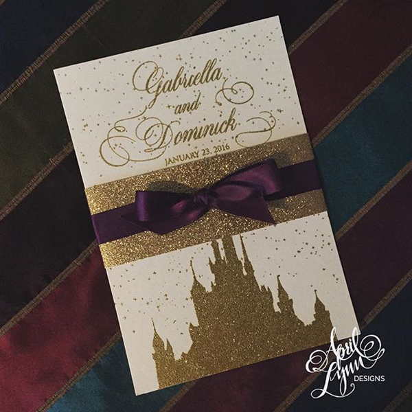 convite disney casamento